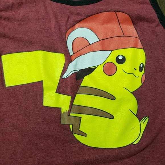 Pokemon Pikachu Sleeveless Tank Top | Men's Size M - Picture 3 of 6